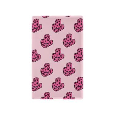 Imagem de Blueangle Placa de parede decoradora de capa em branco, tamanho padrão, chapéu de cowboy de vaca 1 gangue, capa de interruptor para quarto de escritório em casa, 4,53 x 2,76 polegadas (482)