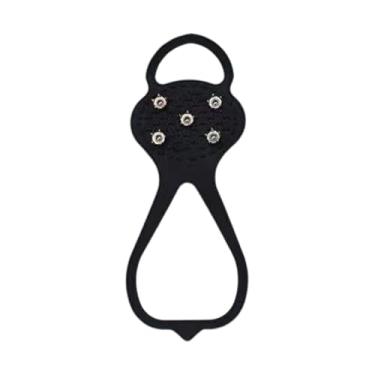 Imagem de Garras Para Botas,Crampones Com Tração Em Aço | Sapatos De Inverno Com Aderência Em | Para Caminhadas Escaladas Deslocamentos em Clima Frio Corrida Jardinagem Homens