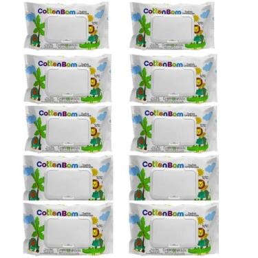 Imagem de Lenços Umedecidos Toalhas Suaves 1 a 10 Pacotes Hipoalergênico Macio e