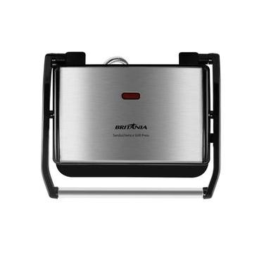 Imagem de Grill e Sanduicheira Britânia Inox Press BGR27I – 127 Volts 110