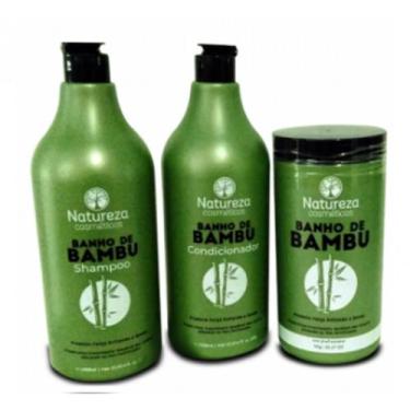 Imagem de Kit banho de bambú 3 passos - Natureza Cosméticos