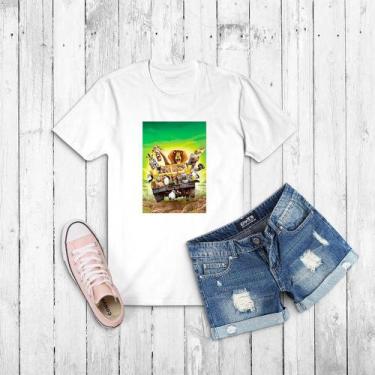 Imagem de Camiseta Madagascar Filme 2005 - Baby look - Tshirt - Feminina, GG BAB