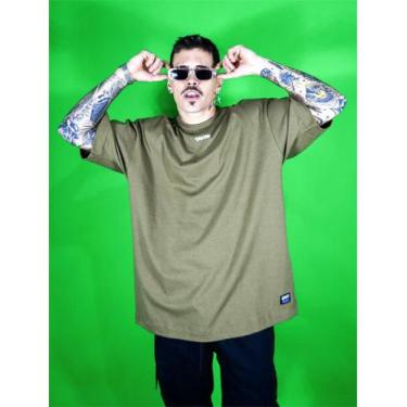 Imagem de Camiseta Take Tkcov01 Oversized Verde Militar VERDE MILITAR, Verde mil