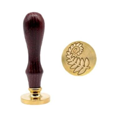 Imagem de Carimbo De Cera Metálico Retrô Antigo Para Selagem De Convites De Casa