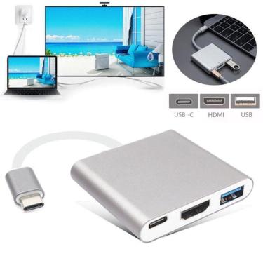 Imagem de Adaptador Usb 3.1 Multiporta Usb Hdmi Usb-C Macbook