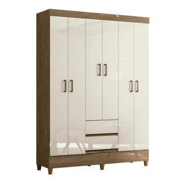 Imagem de Guarda Roupa Casal Fit 6 Portas e 2 Gavetas - Santos Andirá