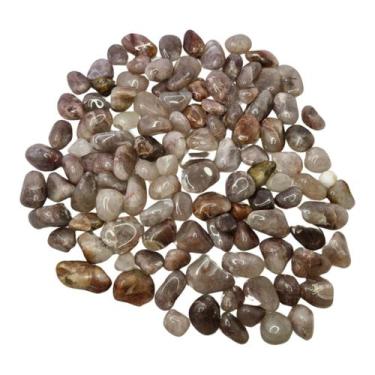 Imagem de Pedra Quartzo Hematoide Vermelho 1 A 2 Cm Rolado 1Kg Natural - Meta At