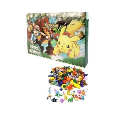 Imagem de Calendário De Advento De Natal Kawaii Pikachu Pokemon Com 24 Figuras D