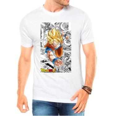 Imagem de Camiseta desenho dragon ball z camisa masculina lançamento 01 - DESIGN