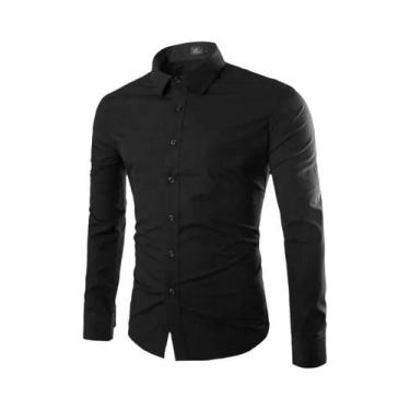 Imagem de 14 cores cor sólida masculina moda doce cor camisa masculina casual ca