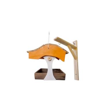 Imagem de Kit Comedouro e Suporte de Madeira para Decoração Elegante e Natural M