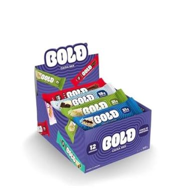 Imagem de BOLD Snacks Barra de Proteína Caixa Mix - Caixa com 12 Unidades - Zero Adição de Açúcar
