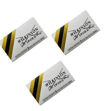 Imagem de Lâmina De Barbear Gilete Wilkinson Original Cartelas, 3 unidades