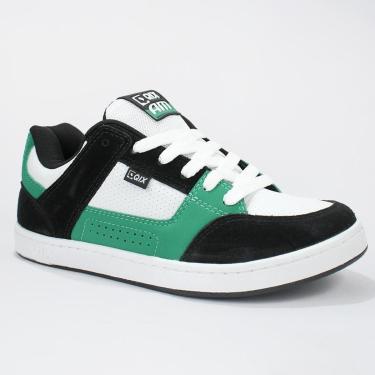 Imagem de Tênis Qix Am Preto Verde Branco-Unissex