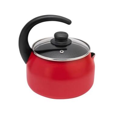 Imagem de Chaleira Multiflon Vermelha 2,4L Páprika, 2,4L, Vermelha