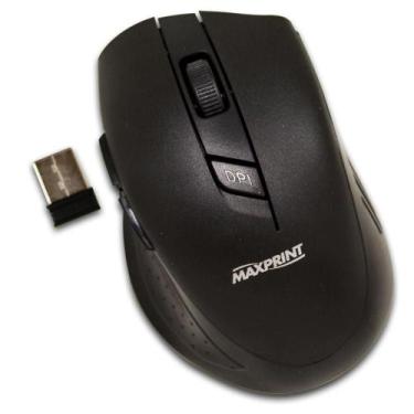 Imagem de Mouse Óptico 1600DPI Maxprint Sem Fio 5 Botões