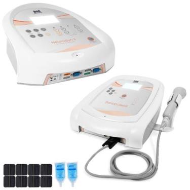 Imagem de Kit Ibramed Sonopulse III 1 e 3MHz Neurodyn II TENS FES Russa Fisioter