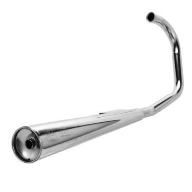 Imagem de Escapamento pro tork mod. original gp titan 125 1995/99 cromado, CROMA