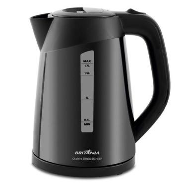 Imagem de Chaleira Elétrica Britânia BCH06P Preta 1,7L 1200W 127V, 110V