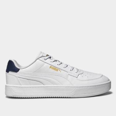 Imagem de Tênis Puma Caven 2.0 Bdp Masculino, Branco, Marinho, 37