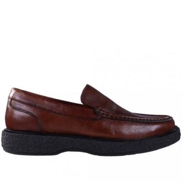 Imagem de Mocassim Masculino em Couro Zariff Yor008, Marrom, 39
