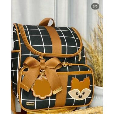 Imagem de Mochila para saída de maternidade leão realeza - Deh