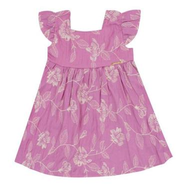 Imagem de Vestido Rosa Bebê Pulla Bulla Menina - 53213-13, Rosa, Gg