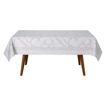 Imagem de Toalha Mesa Iris Dohler 1,40 x 2,10 m Retangular 6 Lugares