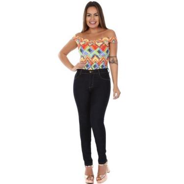 Imagem de Calça Sawary Jeans Feminina Hot Pants - 265185 Azul