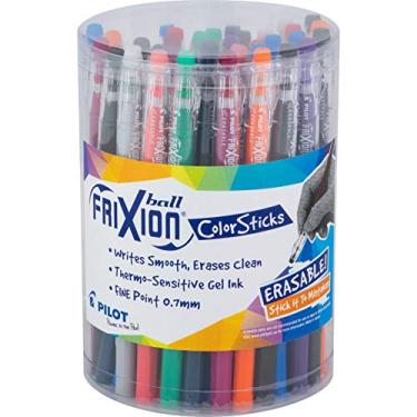 Imagem de Pilot, FriXion ColorSticks Canetas de tinta de gel apagáveis, ponta fina de 0,7 mm, tubo de 36, cores sortidas