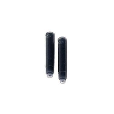Imagem de Muji Recargas de cartucho de caneta-tinteiro de corpo de alumínio, 2 refis de tinta preta