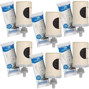 Imagem de Kit 6 Velas Esterilizante Tripla Ação Stefani para Filtros de Barro