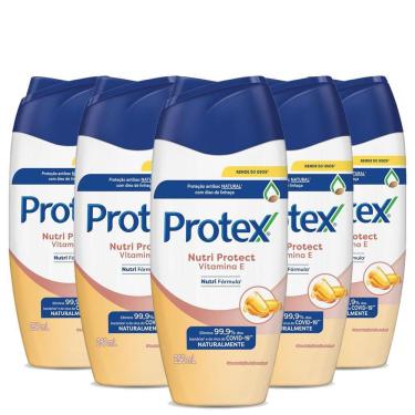 Imagem de Kit 5 Sabonetes Líquido Protex Nutri Protect Vitamina E 250ml