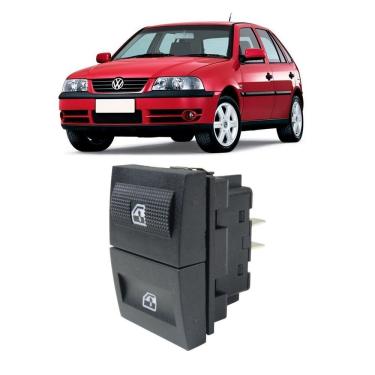 Imagem de Botão Interruptor Vidro Elétrico Simples Gol G3
