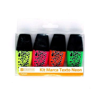 Imagem de Kit Marca Texto Le Neon com 4 Unidades