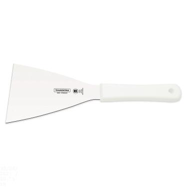 Imagem de Espátula raspador 5"x4" Tramontina Cabo Branco Profissional Tramontina