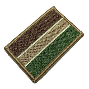 Imagem de BP0196V03 Bandeira Gâmbia Patch Bordado Fecho Contato