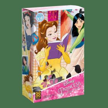 Jogo de Quebra-Cabeça Grow 60 Peças Disney Princesas