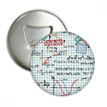 Imagem de Fórmulas matemáticas, função trigonométrica, abridor de garrafas, emblema magnético de geladeira, emblema multifuncional