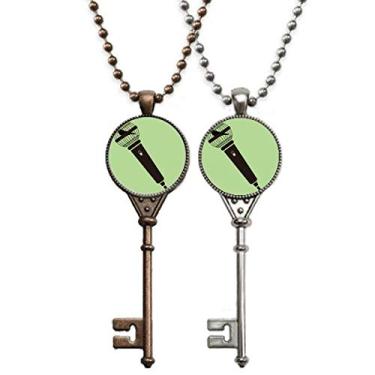 Imagem de OFFbb-USA Colar com botão de expressão, joias, decoração para casais