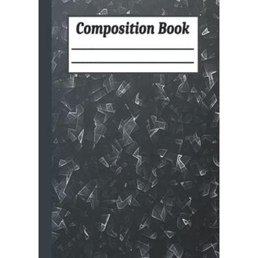 Imagem de Abstract Composition Notebook: Сute Abstract Composition Notebook Wide Ruled Hardcover Paper Notebook Journal | Blank Wide Lined Workbook for Girls, ... Kids, Teens, Students (Composition Notebooks)