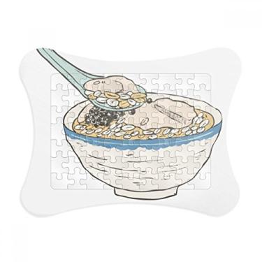 Imagem de Cold Drink Ice Food Taiwan Moldura de quebra-cabeça Decoração de imagem Enfeite de jogo de quebra-cabeça
