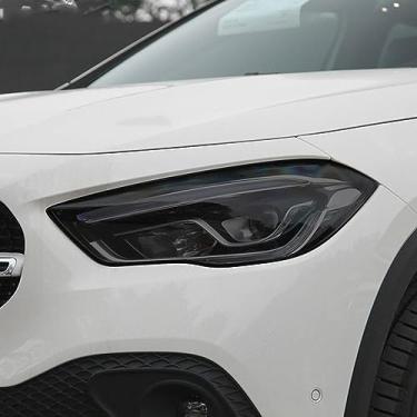 Imagem de LAVIYE Película protetora do farol do carro fumado preto adesivo transparente TPU, para Mercedes Benz GLA Class H247 2020 2021