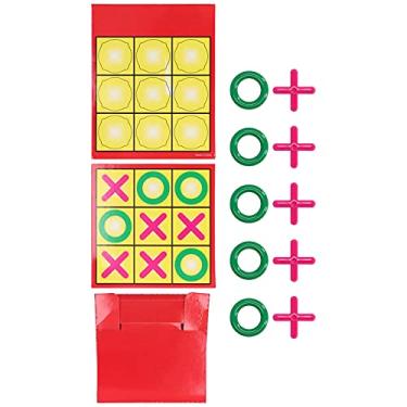 Imagem de Jogo de tabuleiro XO, jogo de xadrez XO jogo de tabuleiro Tic Tac Toe para festa em casa