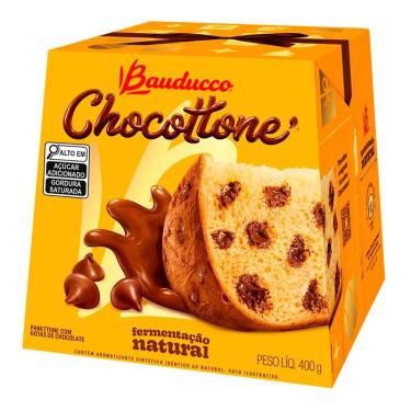 Imagem de Chocottone Bauducco Gotas de Chocolate 400g