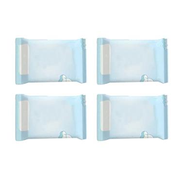 Imagem de Lenços Umedecidos Infantis, Embalagem de Urso 1 Saco 10 Peças Lenços Umedecidos Tecido Não Tecido Boa Elasticidade para Uso Diário