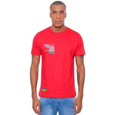 Imagem de Camiseta Masculina Onbongo Men Vermelha Dalila D697a