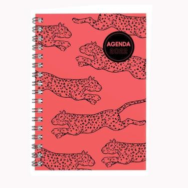 Imagem de Agenda 2022 Capa Dura 21X14,5Cm Espiral A5 Animal 176 Folhas