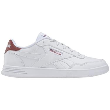 Imagem de Reebok Tênis feminino Court Advance, Calçado branco/Sedona rosa/estuque, 41