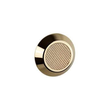 Imagem de Puxador Para Moveis Ponto Disk P Gold Dourado Brilhante Zen Zp5473.A00